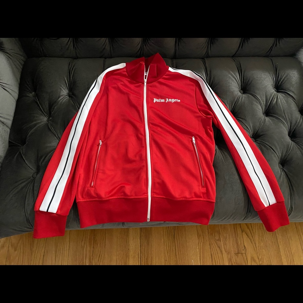 Palm Angels Red Track Jacket size Large